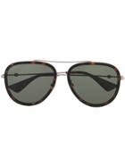 Gucci Eyewear Aviator Sunglasses - Silver