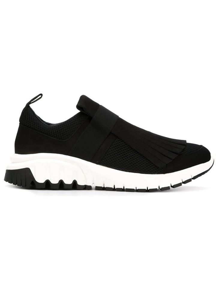 Neil Barrett Fringed Running Sneakers