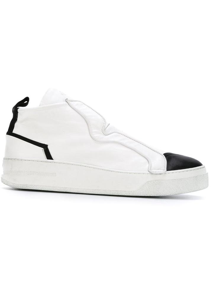 Bruno Bordese Hi Top Sneakers, Men's, Size: 44, White, Leather/rubber
