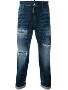 Dsquared2 Distressed Glam Head Jeans - Blue