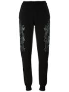 Philipp Plein Butterfly Skull Track Pants