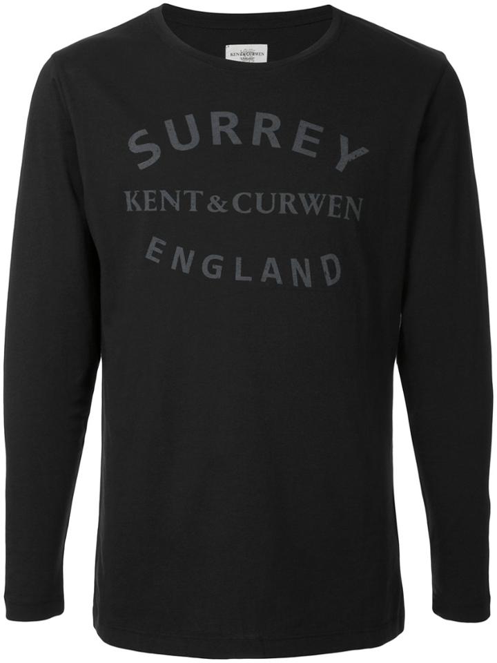 Kent & Curwen Printed T-shirt - Black