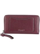 Marc Jacobs Recruit Continental Wallet - Pink & Purple