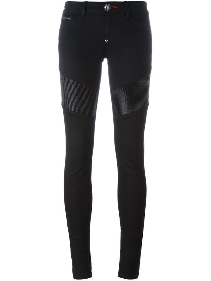 Philipp Plein 'deluxe' Slim-fit Jeans, Women's, Size: 27, Black, Cotton/spandex/elastane