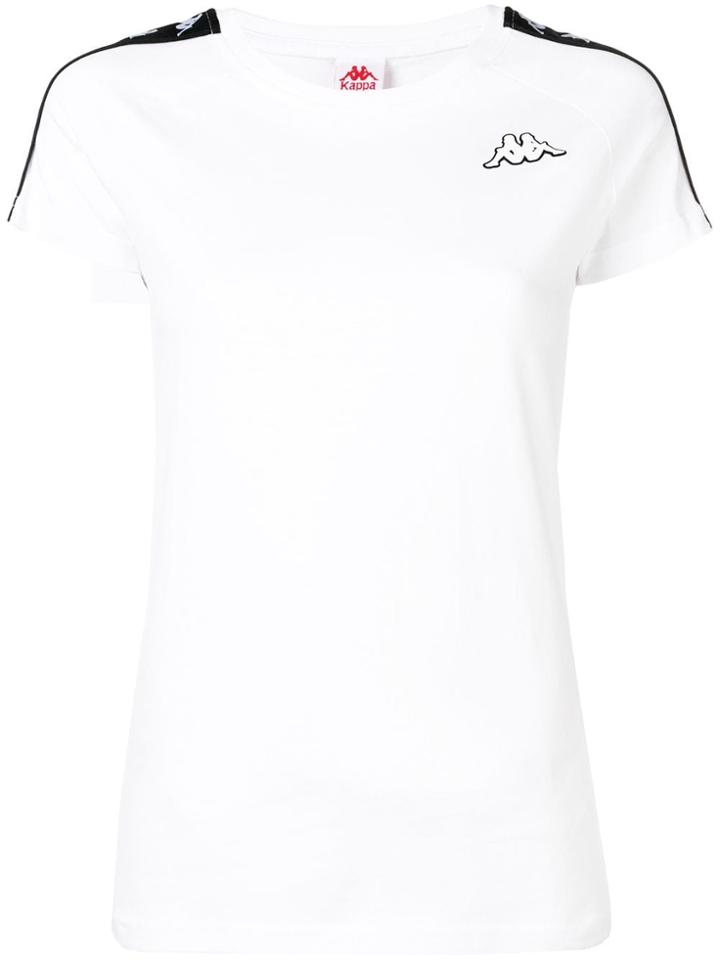 Kappa Tape Stripe T-shirt - White