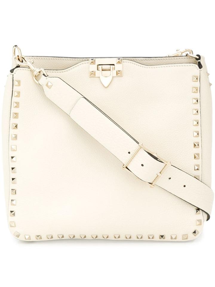 Valentino Valentino Garavani Rockstud Hobo Bag - Neutrals