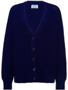 Prada Wool And Cashmere Cardigan - F0016 Bluette