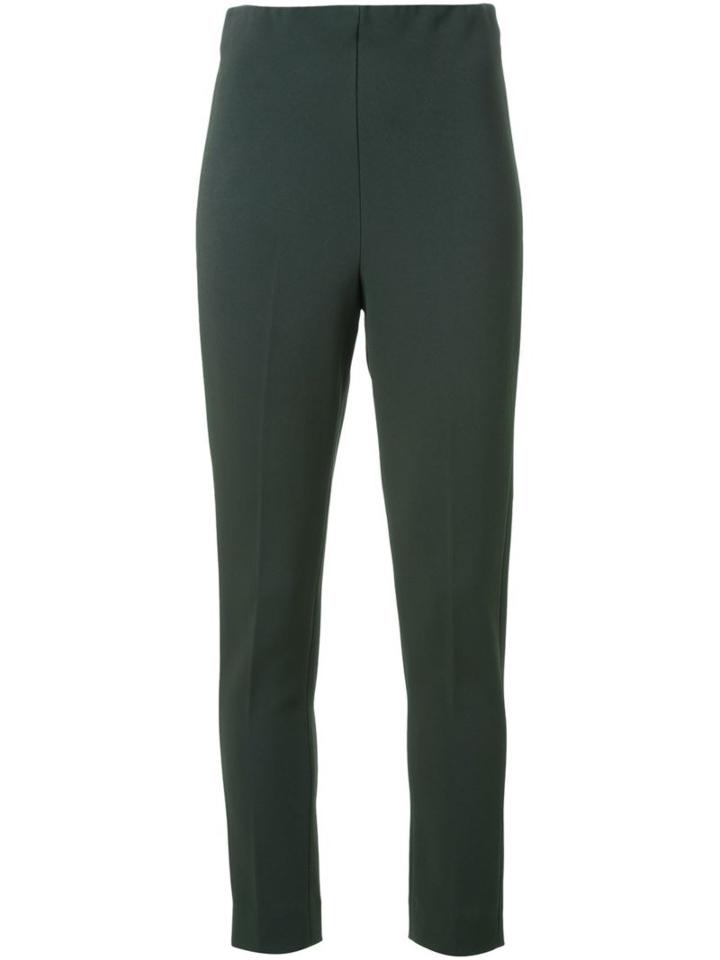 Scanlan Theodore High Waisted Trousers, Women's, Size: 8, Green, Viscose