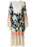 Perseverance London Flared Floral Print Dress - Multicolour