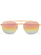 Ray-ban Hexagon Rainbow Tinted Sunglasses - Metallic