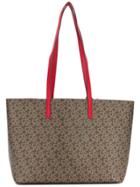Dkny Mocha Logo Shoulder Bag - Brown