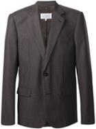 Maison Margiela Classic Casual Blazer, Men's, Size: 54, Brown, Cotton/polyester/viscose/virgin Wool