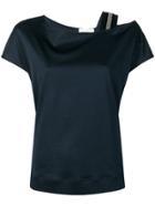 Fabiana Filippi Cold Shoulder T-shirt - Blue