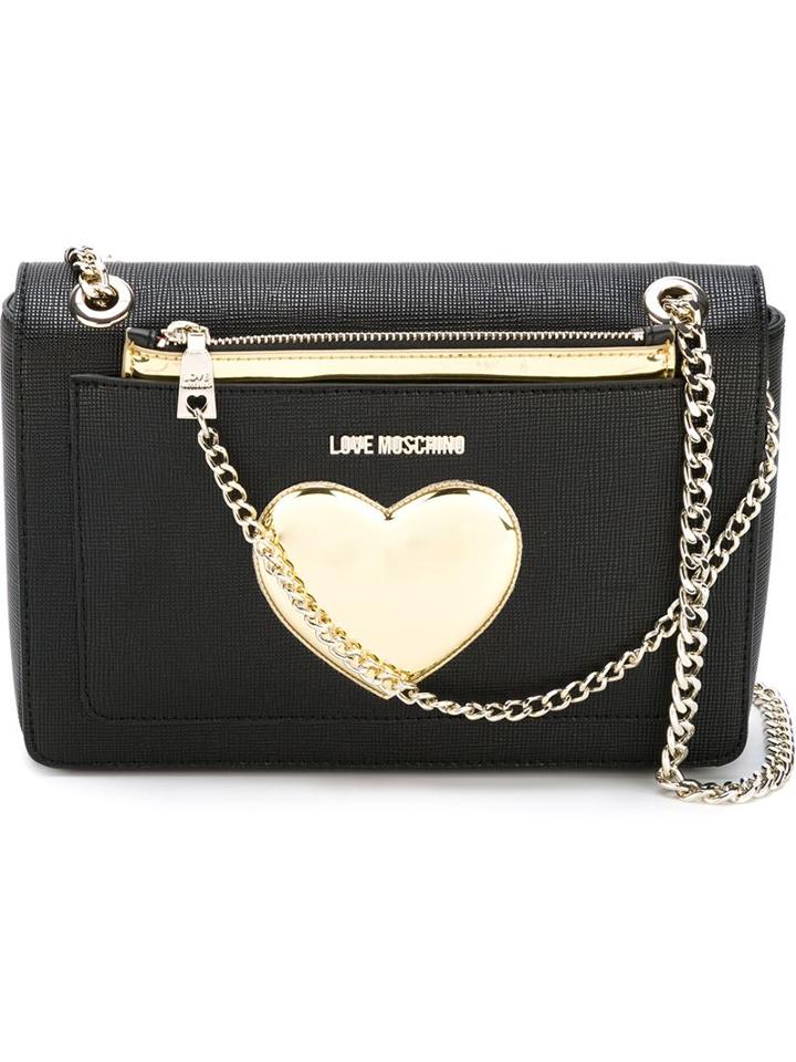 Love Moschino Heart Detail Cross Body Bag