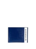 Givenchy Logo Embossed Cardholder - Blue