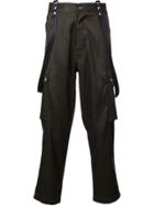Enfants Riches Déprimés Suspender Cargo Trousers - Green