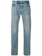 Edwin Washed Straight Leg Jeans - Blue