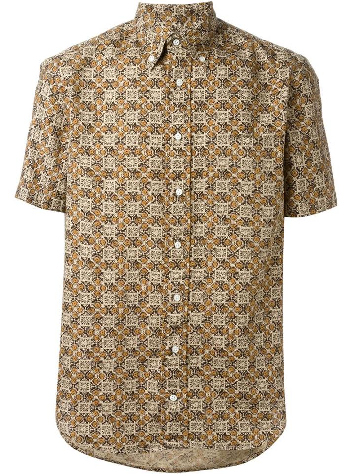 Gitman Vintage Java Cloth Short Sleeved Shirt