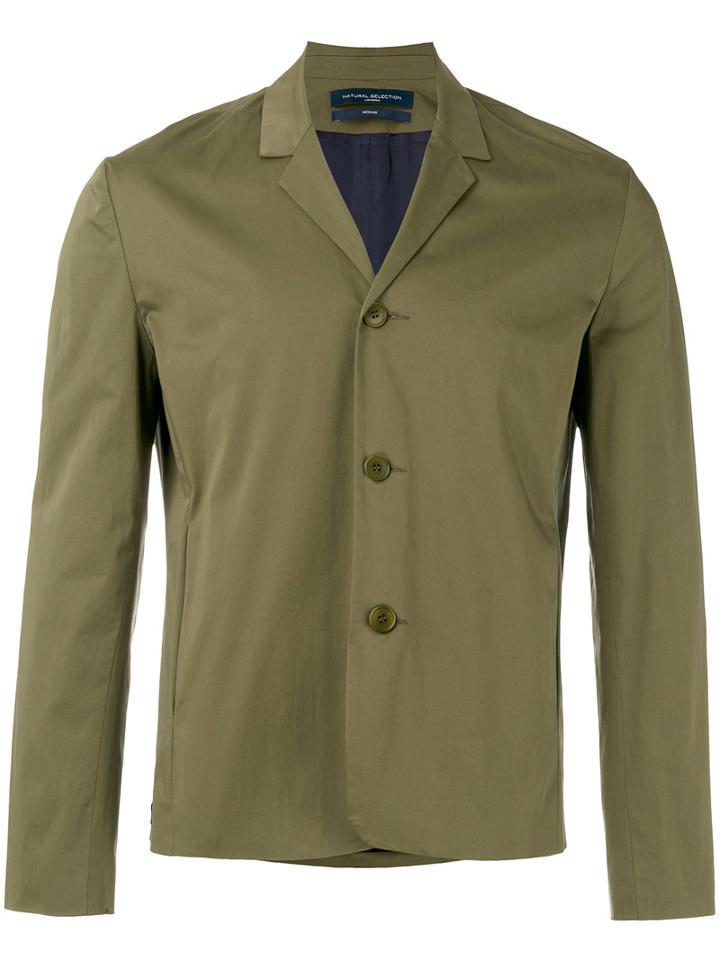 Natural Selection - Cadet Blazer - Men - Spandex/elastane/viscose/cotton - S, Green, Spandex/elastane/viscose/cotton