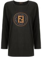 Fendi Pre-owned Long Sleeve Top - Black
