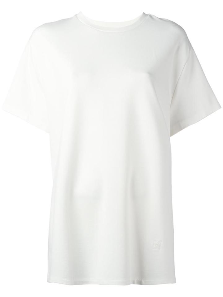 Toteme Oversized T-shirt, Women's, Size: Small, White, Polyamide/viscose/spandex/elastane
