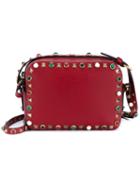 Valentino Mini 'rockstud Rolling' Shoulder Bag, Women's, Red