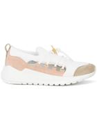 Buscemi Panelled Lace-up Sneakers - Pink & Purple