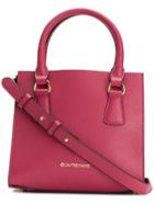 L'autre Chose Small Logo Tote - Pink & Purple