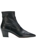 L'autre Chose Stretch Tex Boots - Black