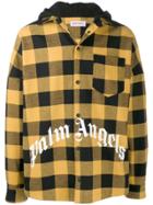 Palm Angels Checked Shirt Jacket - Yellow