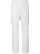Delpozo 'basic Straight Line' Trousers - White