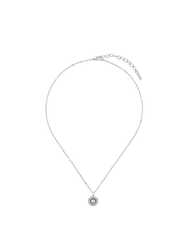 Susan Caplan Vintage 1980s D'orlan Faux-pearl Pendant - Metallic