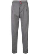 Kiton Fitted Trousers - Grey