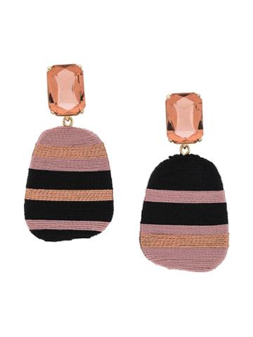 Mary Jane Claverol Preston Earrings - Pink