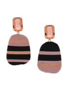 Mary Jane Claverol Preston Earrings - Pink