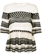 Philosophy Di Lorenzo Serafini Lace Insert Top - Nude & Neutrals