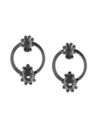 Dsquared2 Stone Hoop Earrings - Metallic
