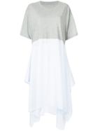 Mm6 Maison Margiela Wide Fit T-shirt Dress - Grey
