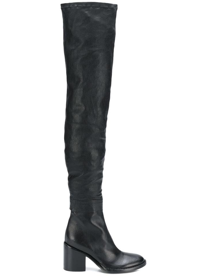 Ann Demeulemeester Thigh High Boots - Black