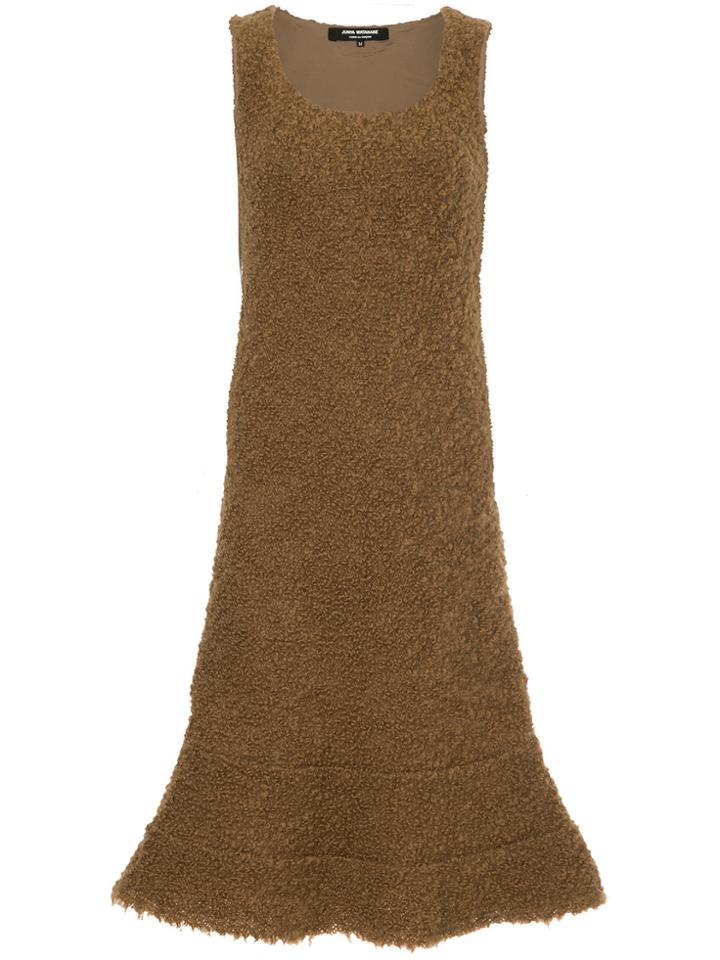 Junya Watanabe Vintage Sleevless Mini Dress - Brown