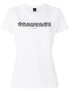 Pinko #sauvage T-shirt - White