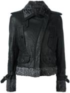 Christian Dior Vintage Leather Jacket, Women's, Size: 40, Black
