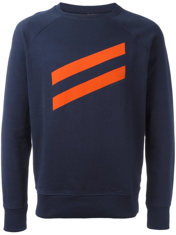 Ron Dorff Double Lines Sweatshirt, Men's, Size: Medium, Blue