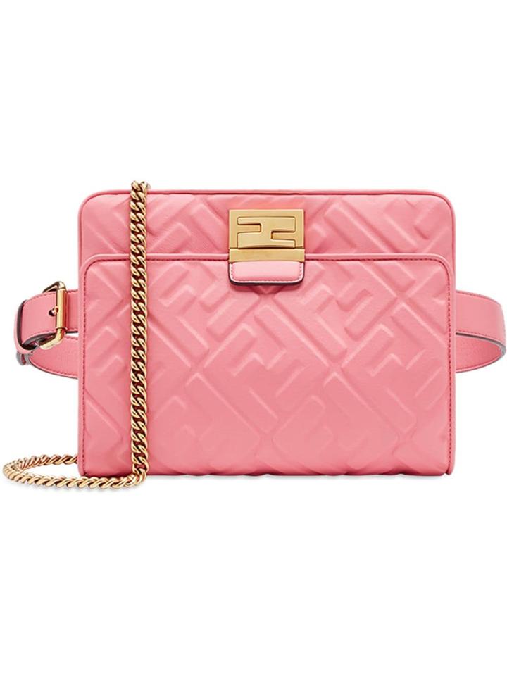 Fendi Upside Down Belt Bag - Pink