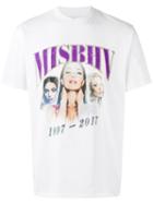 Misbhv Logo Print T-shirt, Men's, Size: Medium, White, Cotton