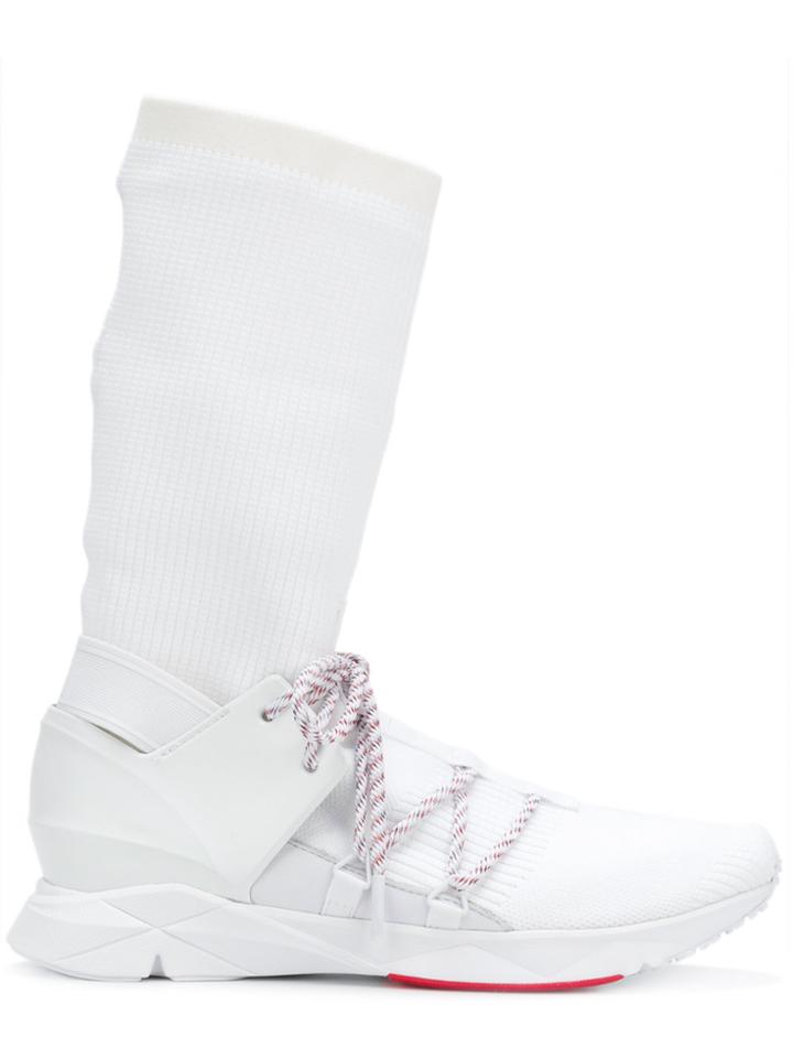 Reebok Knee-length Sock Sneakers - White