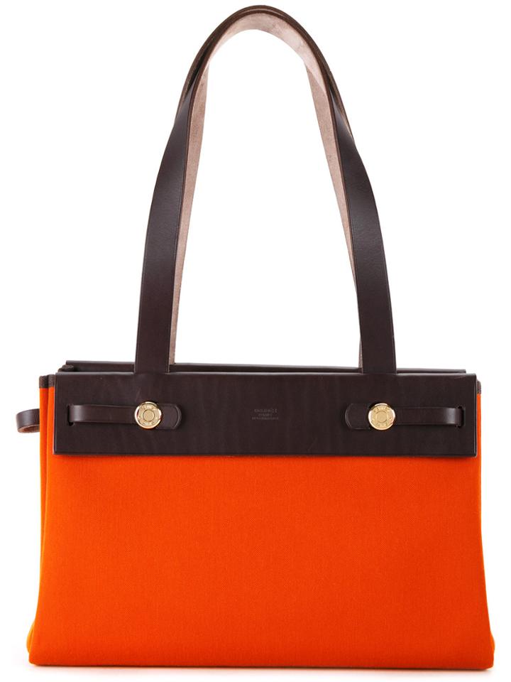 Hermès Vintage Cabas Pm Bag - Red