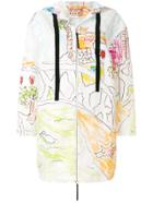 Marni Magdalena Suarez Printed Raincoat - White