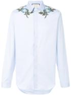 Gucci Floral Embroidered Shirt - Blue