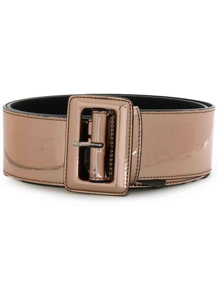 Blugirl Wide Buckle Belt - Metallic